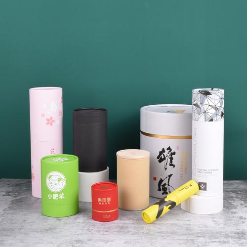 食品纸罐批发定制指南 牛皮纸茶叶罐、圆筒包装盒与烫金纸筒的选用与工艺解析